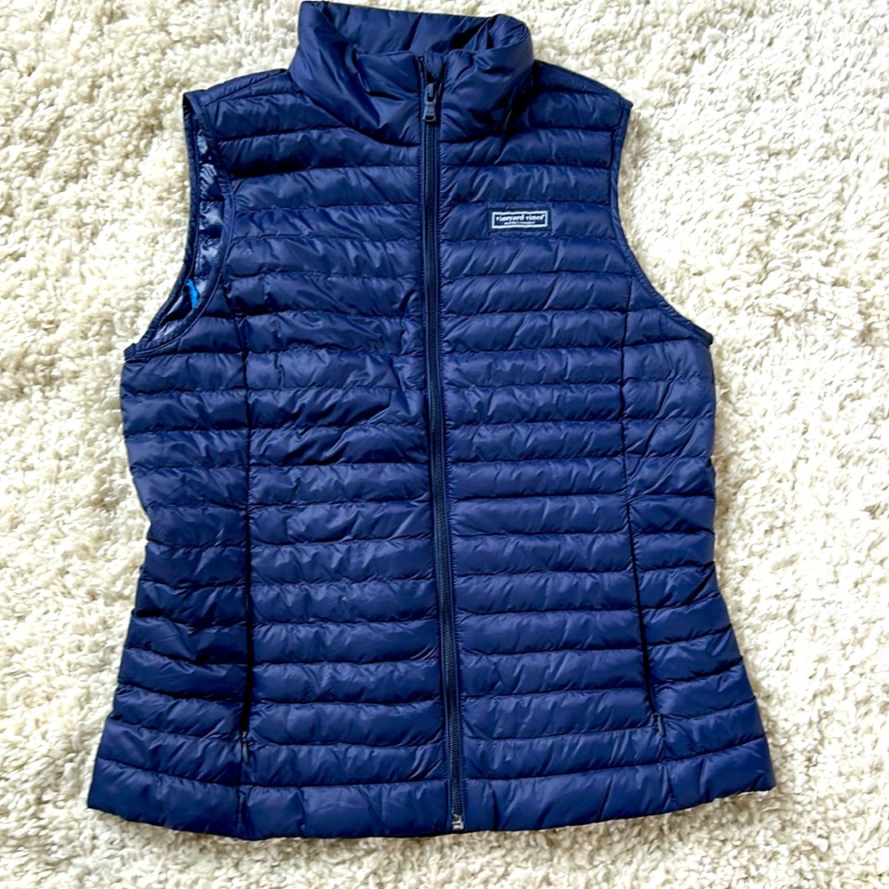 Womens Vineyard Vines Packae Channeled Vest Permaloft Collection sz small